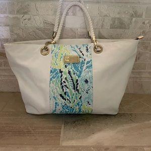 Lilly Pulitzer Let’s Cha Cha Beach Bag Tote